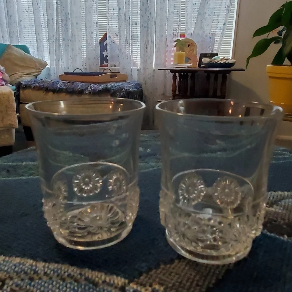 Pair of Pressed Daisy glasses